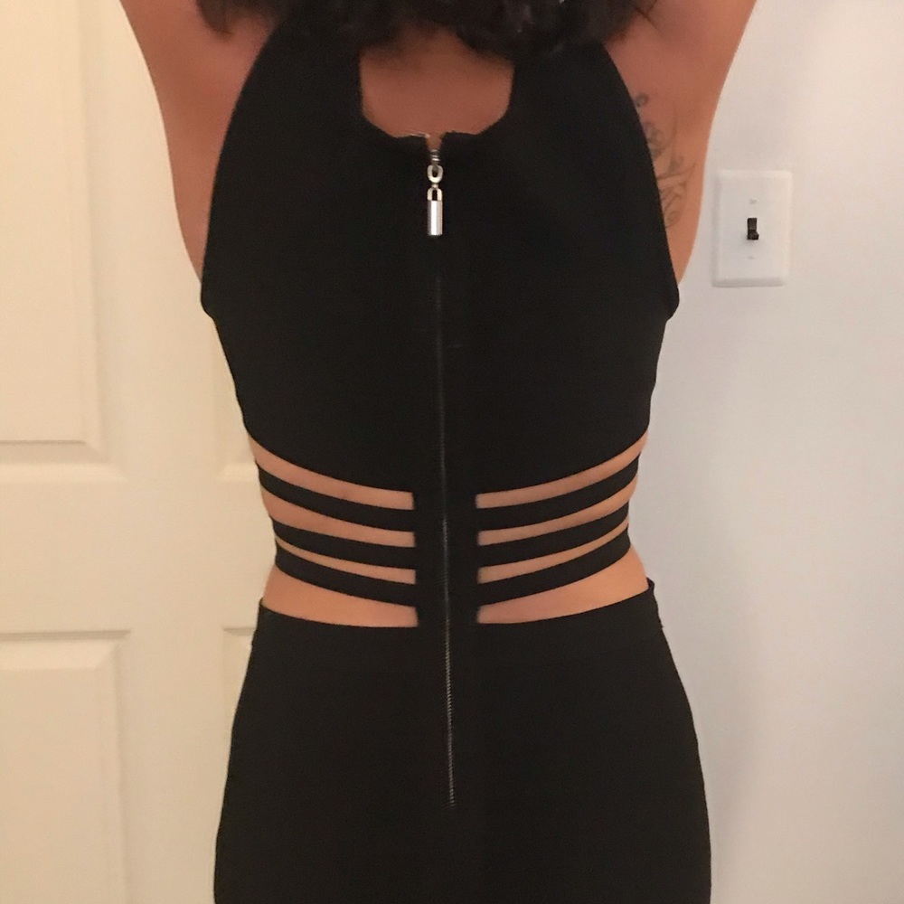 Bebe side cut out sexy dress